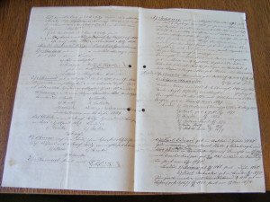 genealogický vývod ratibořské větve rodu od Samuela I. Lányi (Národní muzeum v Praze fond Lány - Rodinný archiv) 2